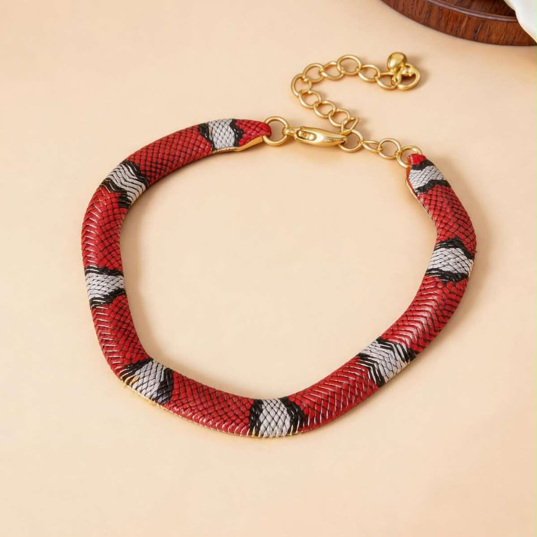 SnakeChain  |  Snake Print Bracelet
