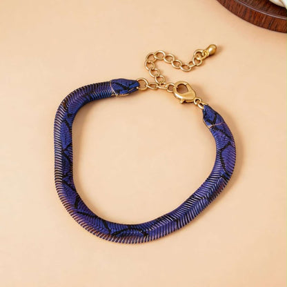 SnakeChain  |  Snake Print Bracelet
