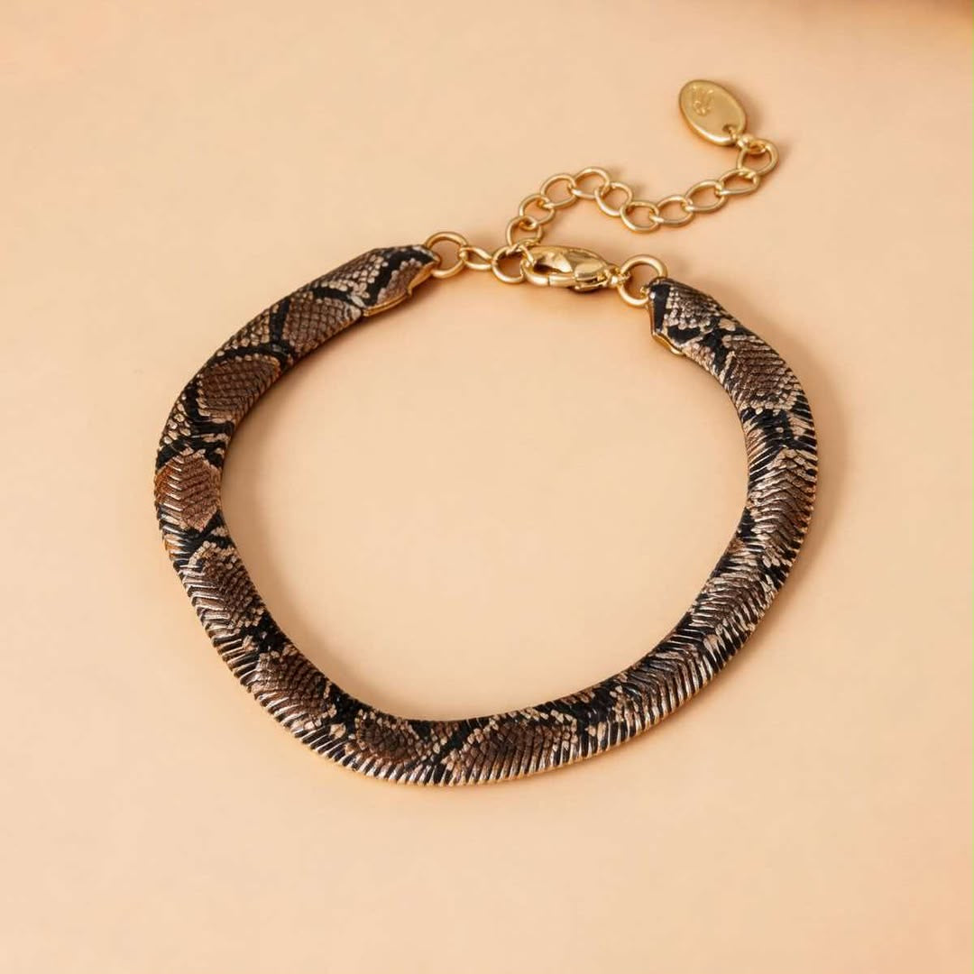 SnakeChain  |  Snake Print Bracelet